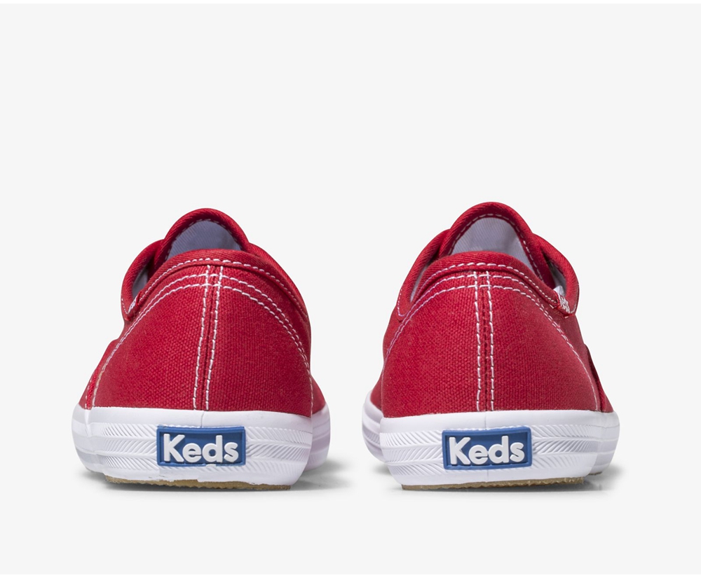 Womens Keds Sneakers - Champion Originals - Red - 1754-OYTHJ